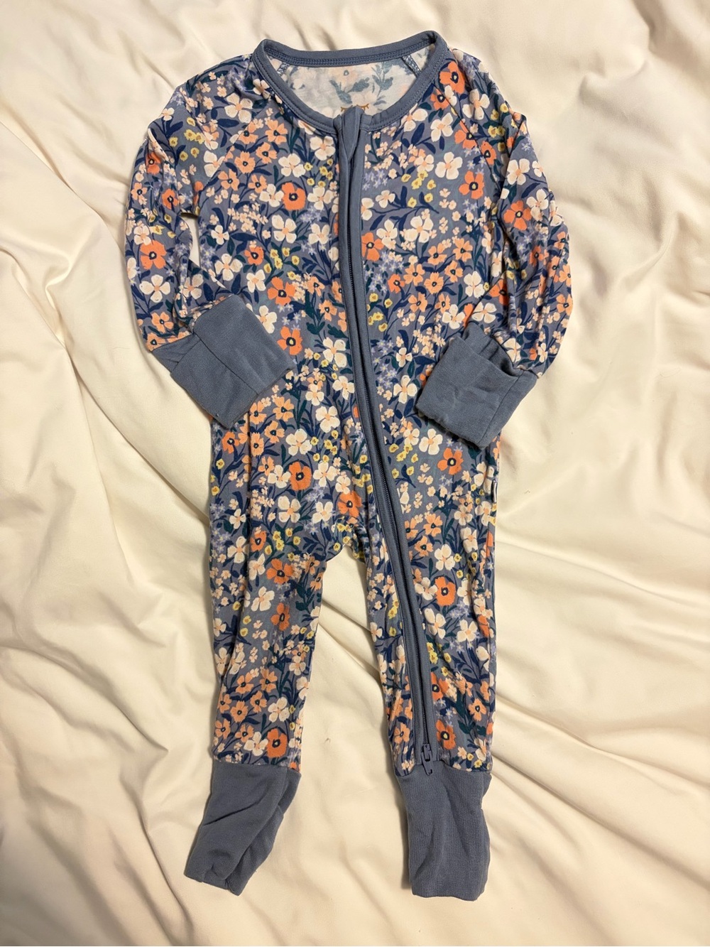 Little Sleepies Petite Petals Zippy